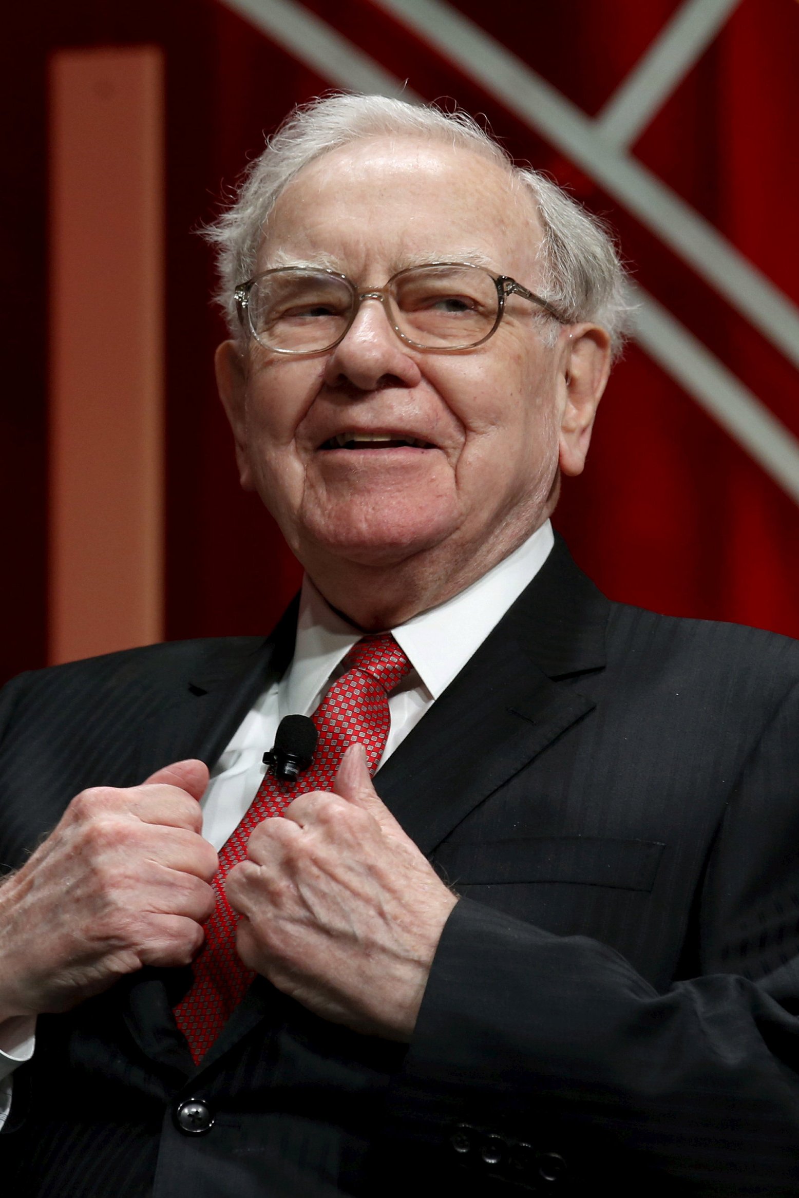 Warren Buffett Smiling